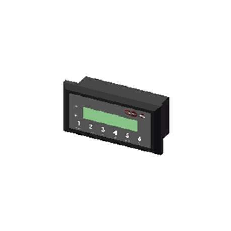 Pantalla control LCD GSRD-03 con alimentación