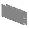 Caoutchouc pour bourrelet hermétique inférieur pour portes battantes HS-202B