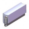 Bourrelet Planet KG-SM hermétique inférieur pour portes battantes HS-402B